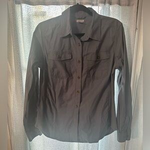 Women Carhartt loose fit button down size medium